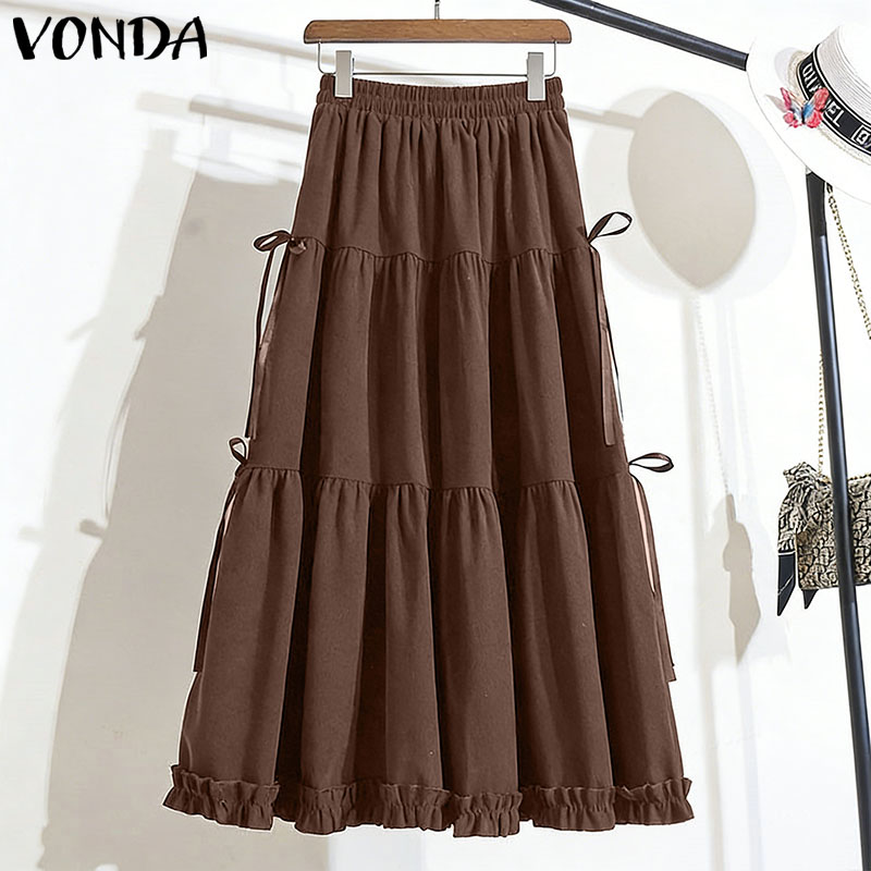 Pencil Skirt Midi - Plus Size 5XL VONDA Women Elegant