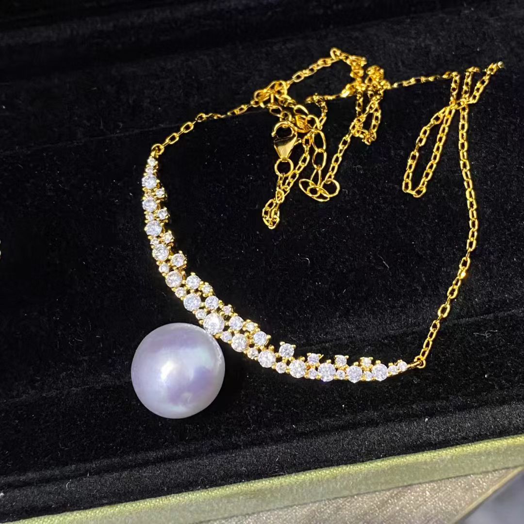 S925 Sterling Silver Necklace  - đánh giá và giá Pearl Necklace Set