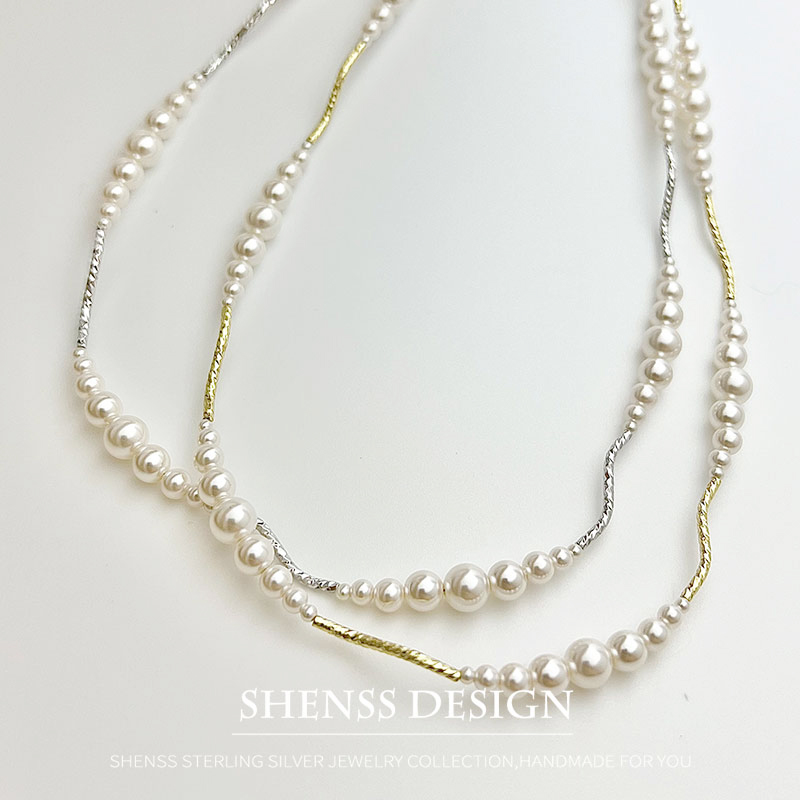 Imitation Pearl Short Necklace - đánh giá và giá Pearl Necklace Set