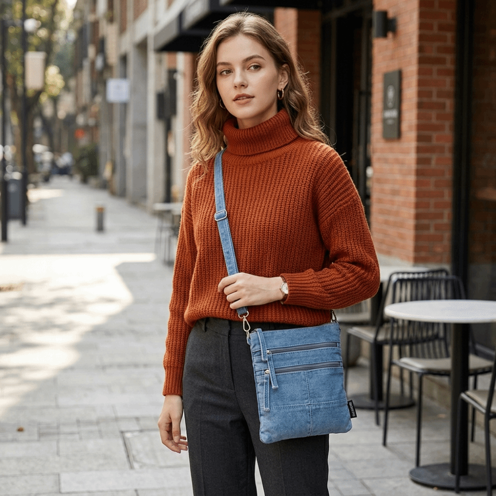 New Denim Shoulder Bag Three-L - đánh giá và giá Shoulder Bag Structured