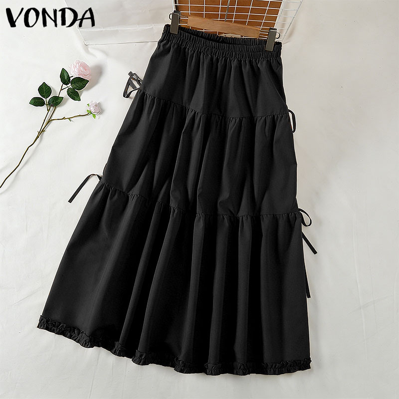 Plus Size 5XL VONDA Women Eleg - đánh giá và giá Pencil Skirt Midi