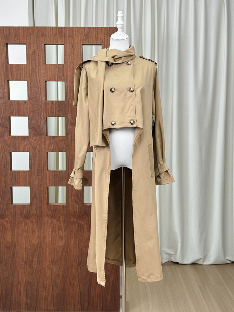 Fall Sexy Double-Breasted Long - đánh giá và giá Trench Coat Formal