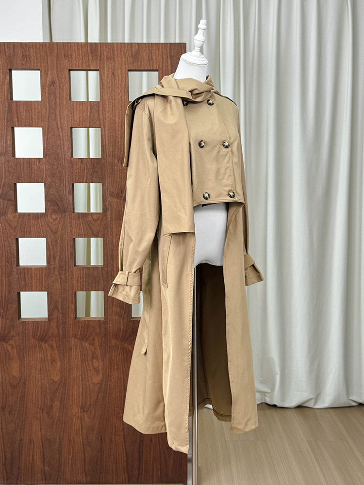 Fall Sexy Double-Breasted Long - đánh giá và giá Trench Coat Formal