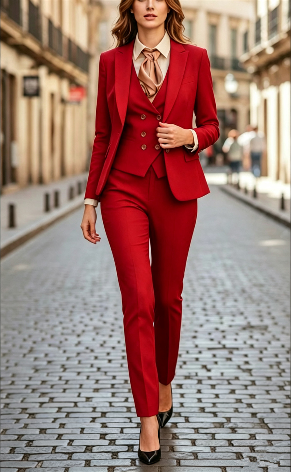 Women’s Black 3 Pieces Suit Se - đánh giá và giá Women Formal Wear Vest