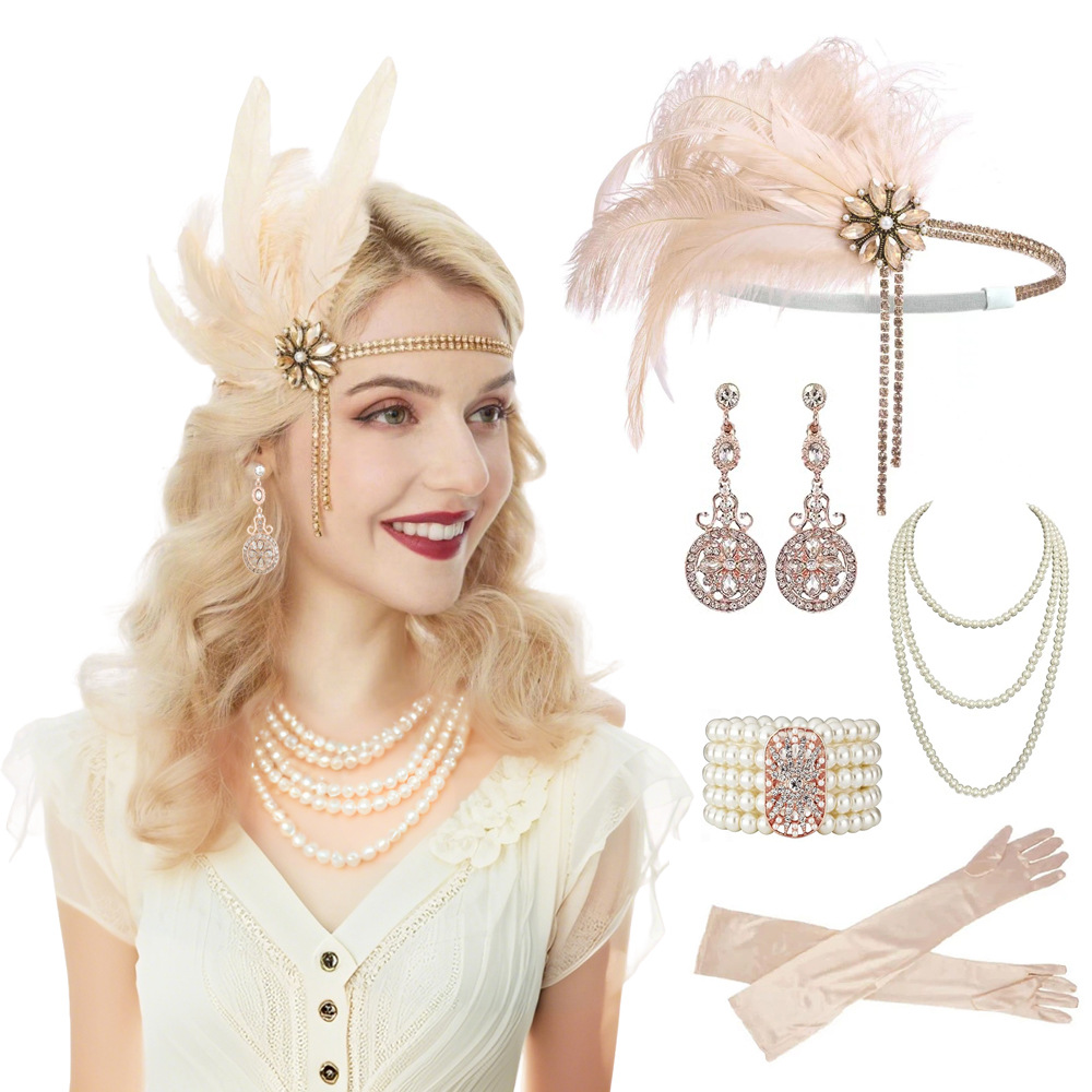 1920s Vintage Party Jewelry Se - đánh giá và giá Pearl Necklace Set