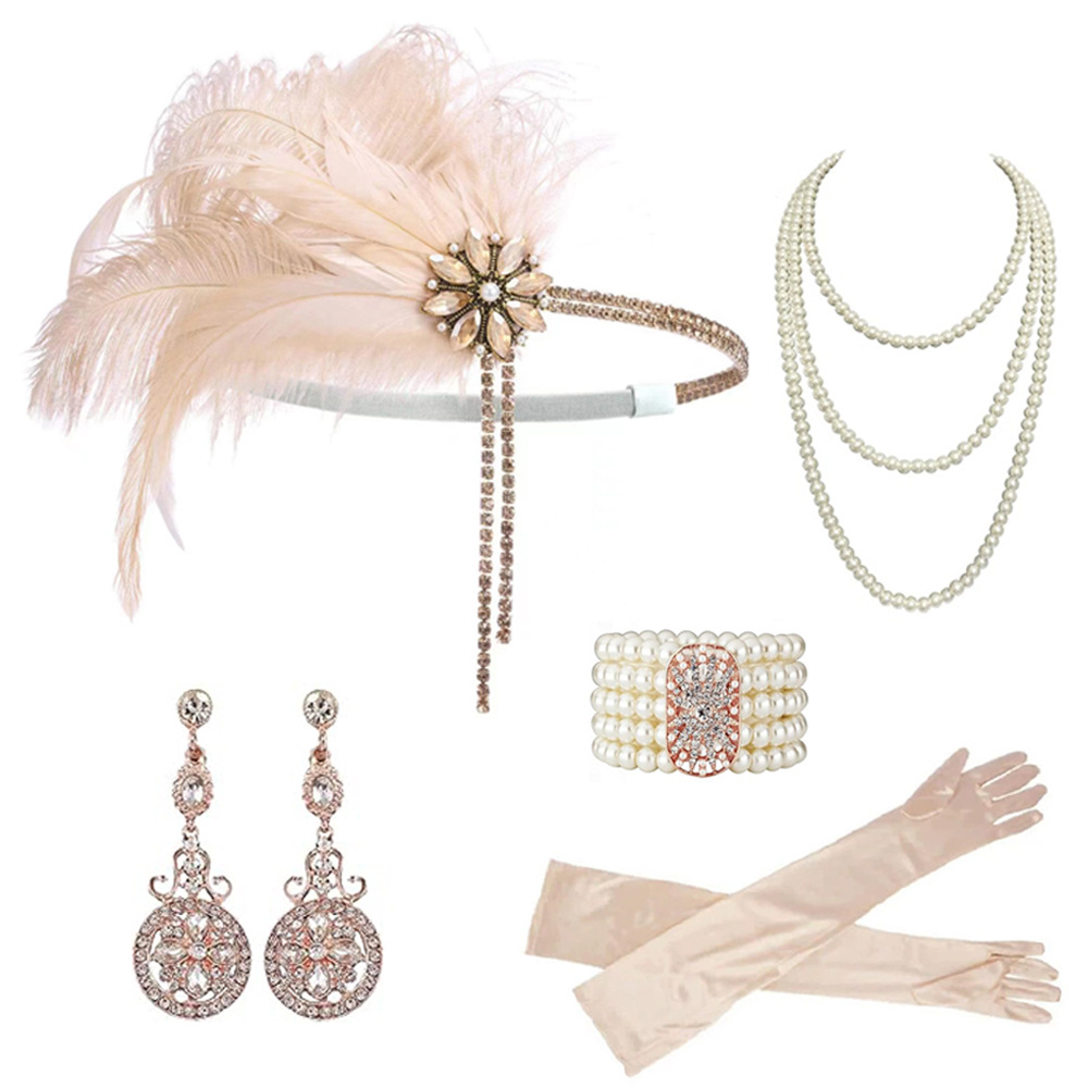 1920s Vintage Party Jewelry Se - đánh giá và giá Pearl Necklace Set