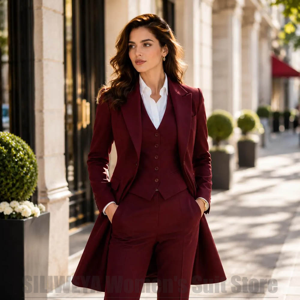 Fashion Women 3 Piece Suit Ele - đánh giá và giá Women Formal Wear Vest