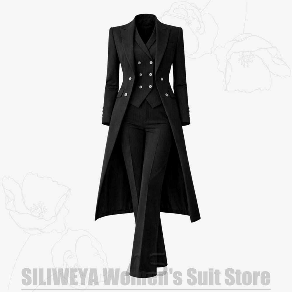 Women's Suit 3 Piece Double Br - đánh giá và giá Women Formal Wear Coat