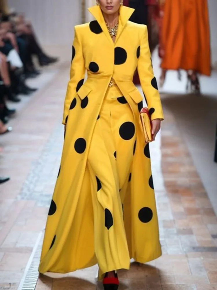 Gymystars Polka-Dot Woolen Coa - đánh giá và giá Trench Coat Formal