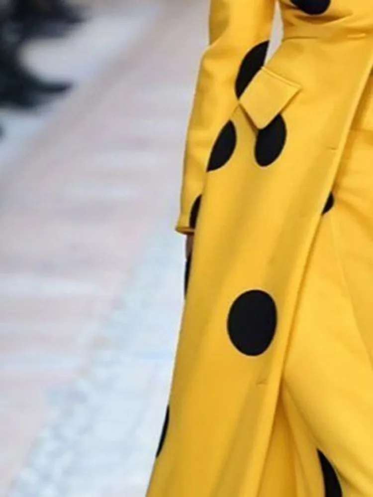 Gymystars Polka-Dot Woolen Coa - đánh giá và giá Trench Coat Formal