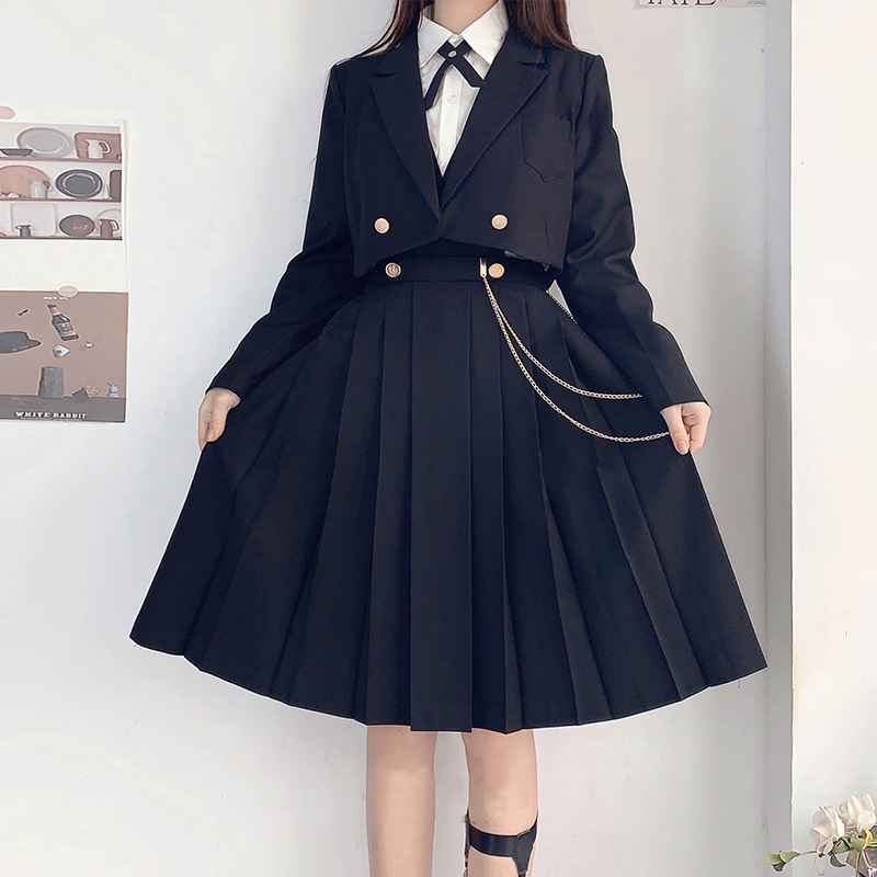 Versatile and Cute School Unif - đánh giá và giá Pencil Skirt Midi