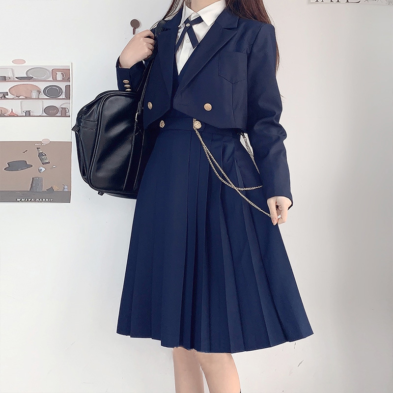 Versatile and Cute School Unif - đánh giá và giá Pencil Skirt Midi