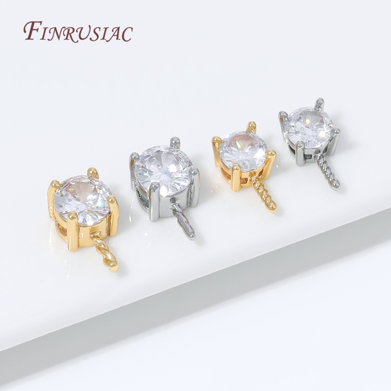 18K Gold Plated CZ Prong Set P - đánh giá và giá Pearl Necklace Set